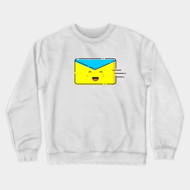 Mail Me Crewneck Sweatshirt by Asykar